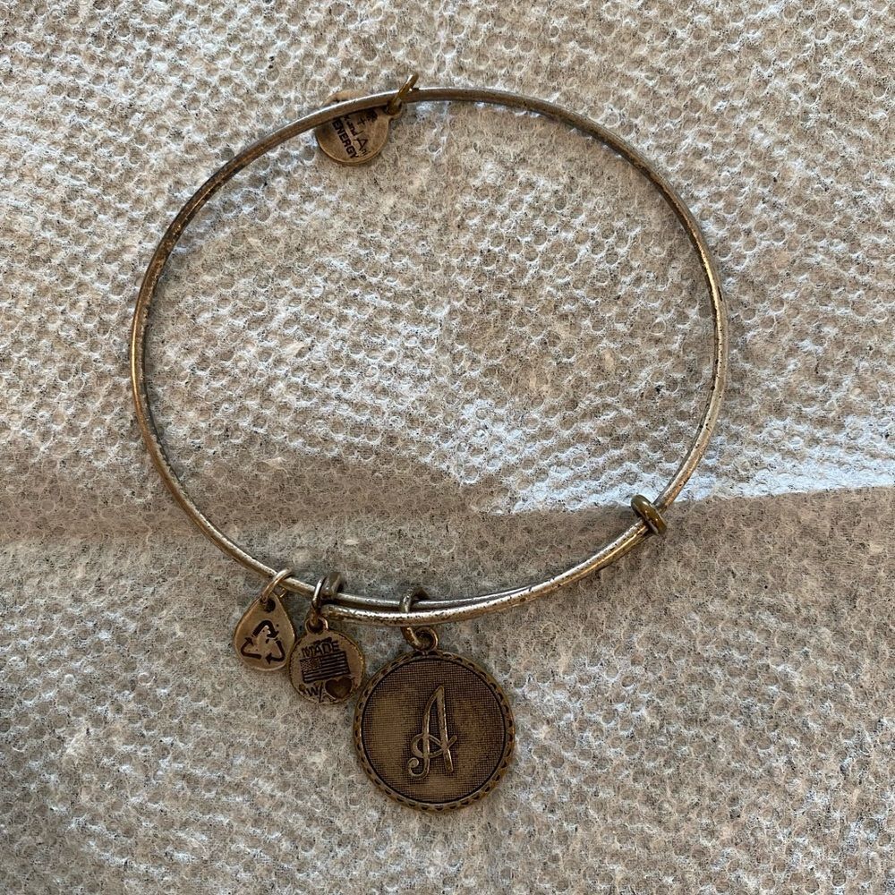 Alex & Ani “A” Bracelet